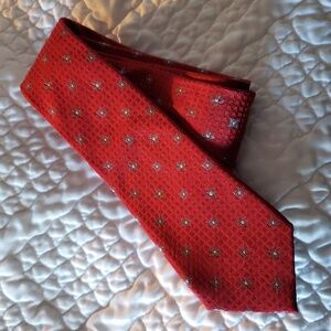 Bocara cherry red print tie